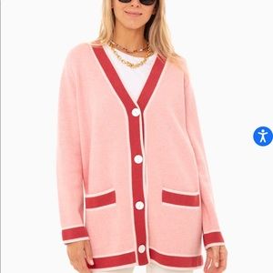 Tuckernuck Rose Lauren Cardigan Size M